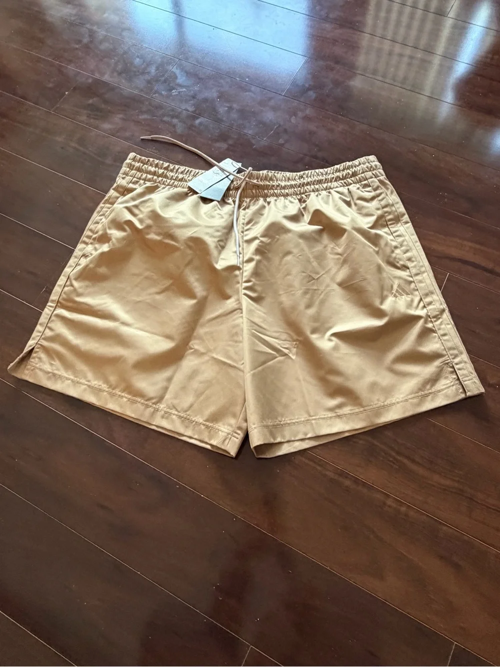 NWT - Lot of 2 - Adidas Men’s XXL Athletic Shorts - Tan and Tomato Red